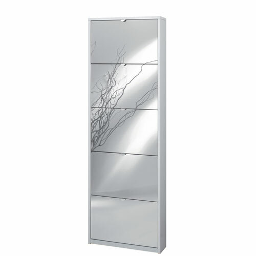 Armadio scarpiera slim - , bianco